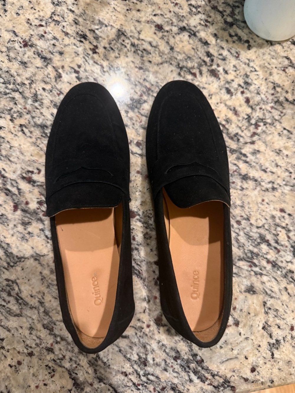 Quince women’s Black Suede Penny Loafers